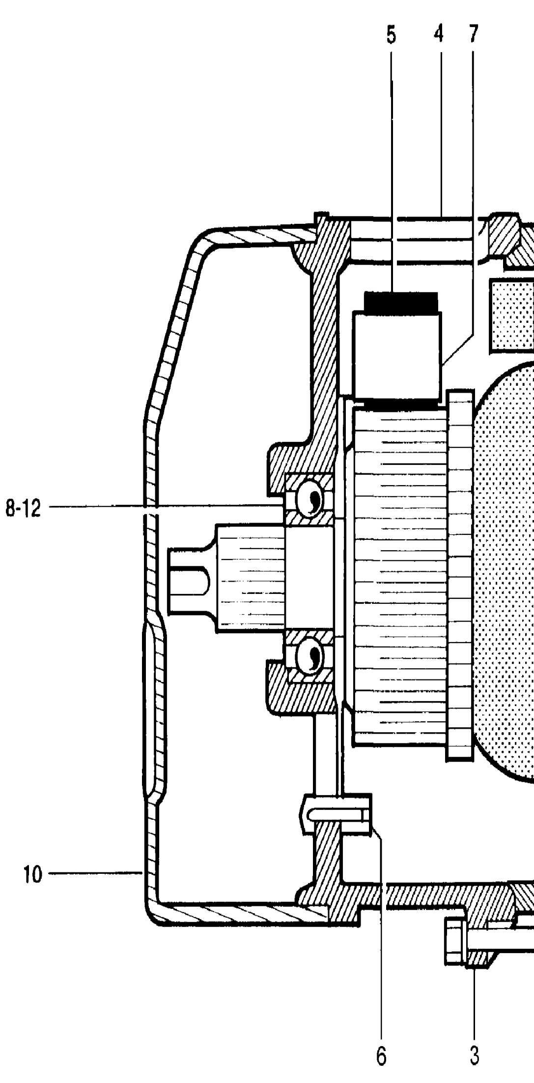 Схема узла 003.976.11.02 · traction motor · Схема 1 для Linde T16/T18/T20, каталог Год не указан